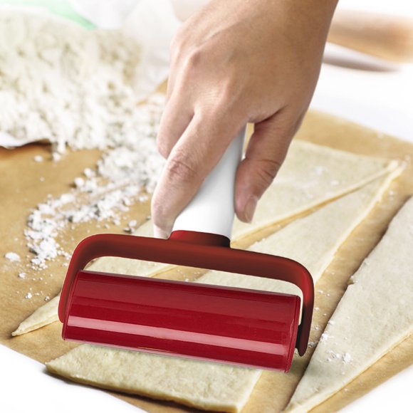 Aofa Plastic Rolling Pin with Handle, Small Mini Pastry and Pizza Dough Baker Roller Kitchen Utensils Ideal for Baking Dough, Pizza, Pie, Pastries, Pasta and Cookies