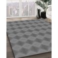 thumbnail image 3 of Ahgly Tapis Rond Lavable en Machine Intérieur Transitionnel Gris Carbone, 6 Pieds Rond, 3 of 7