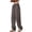 Dark Gray, variant on Ladies Waterproof Outdoor Pants Drawstring Elastic High Waist Sweatpants Loose Baggy Cargo Hiking Trousers with Pockets Ladies Trousers Black M
