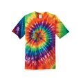 thumbnail image 1 of Gravity Threads Mens Tie-Dye Short-Sleeve T-Shirt - Rainbow - Small, 1 of 1