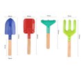 thumbnail image 2 of 1 Ensemble d'Outils de Jardinage pour Enfants avec Râteau, Fourchette, Pelle et Truelle, 2 of 5