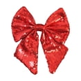 thumbnail image 2 of Bows for Christmas Tree, Christmas Ornament - Christmas Bow Decorations Garland Bow Small Christmas Tree Bow Sequin Bow Tie Christmas Decoration Bow Decorations for Home Christmas Party, 2 of 6