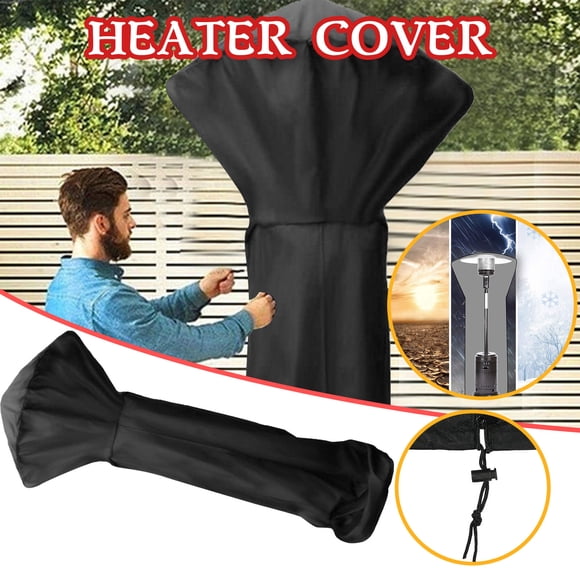 PEONAVET Outdoor Rain Cover Terrace Heater Cover with Zipper Courtyard Outdoor Rain Cover
