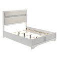 thumbnail image 1 of Miranda 54-inch Upholstered Full Panel Bed White, 1 of 12