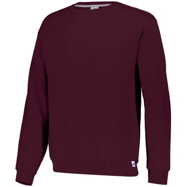 Russell Athletic Dri Power Crewneck Sweatshirt, L, Maroon