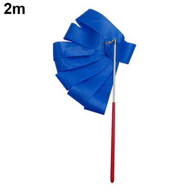 2/4m Dance Rainbow Ribbon Rhythmic Gymnastic Streamer Twirling Baton FA X1C2
