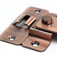 thumbnail image 4 of ORUYROP 90 Degree Locking Privacy Lock Sliding barn Door Latch Right Angle Door Clasp cam Lock (Large Copper), 4 of 5