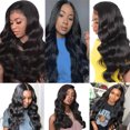 thumbnail image 5 of Heliisoer Wig Women's Wavy Long Curly Hair With Natural Bangs In The Center, 5 of 5