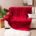 thumbnail image 2 of Fluffy Cozy Plush Fleece Blanket for Bed，Sofa，Travel for All Seasons, 2 of 5