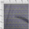 thumbnail image 1 of oneOone Cotton Silk Fabric Swirl & Paisley Ikat Printed Craft Fabric BTY 42 Inch Wide, 1 of 4