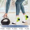 thumbnail image 1 of Baohd 2piece Moisture Wicking And Quick Drying Sports Socks For Women Foot Compression Socks Ankles Socks yellow S/M 1Set, 1 of 6