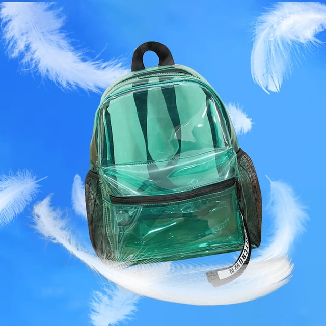 Back to School Supplies Deals! LSLJS Clear Backpack Transparent Packet No Water PVC School Bag Student School Bag Travel Beach Bag Outdoor School Bag Travel Backpack