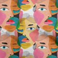 thumbnail image 1 of oneOone Polyester Spandex Light Peach Fabric Abstracts Sewing Material Print Fabric By The Yard 56 Inch Wide, 1 of 5