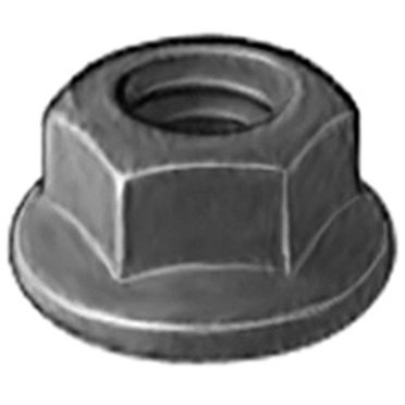 25 M10-1.5 Hex Flange Nuts 21mm O.D. Phosphate
