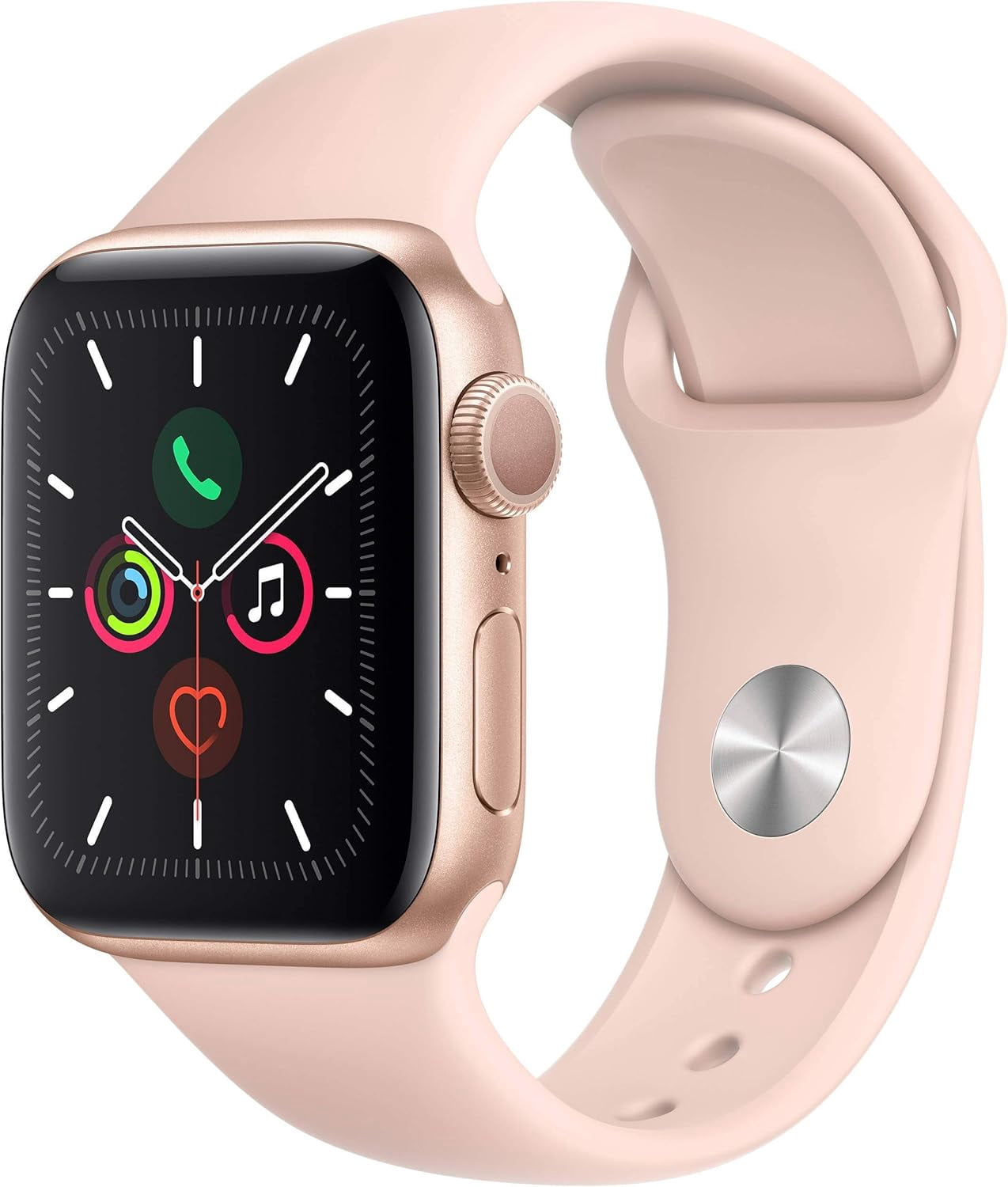 Refurbished Apple Watch Series 4 Aluminum 44mm A1978 (GPS Only, No Cellular) Gold (Grade A)