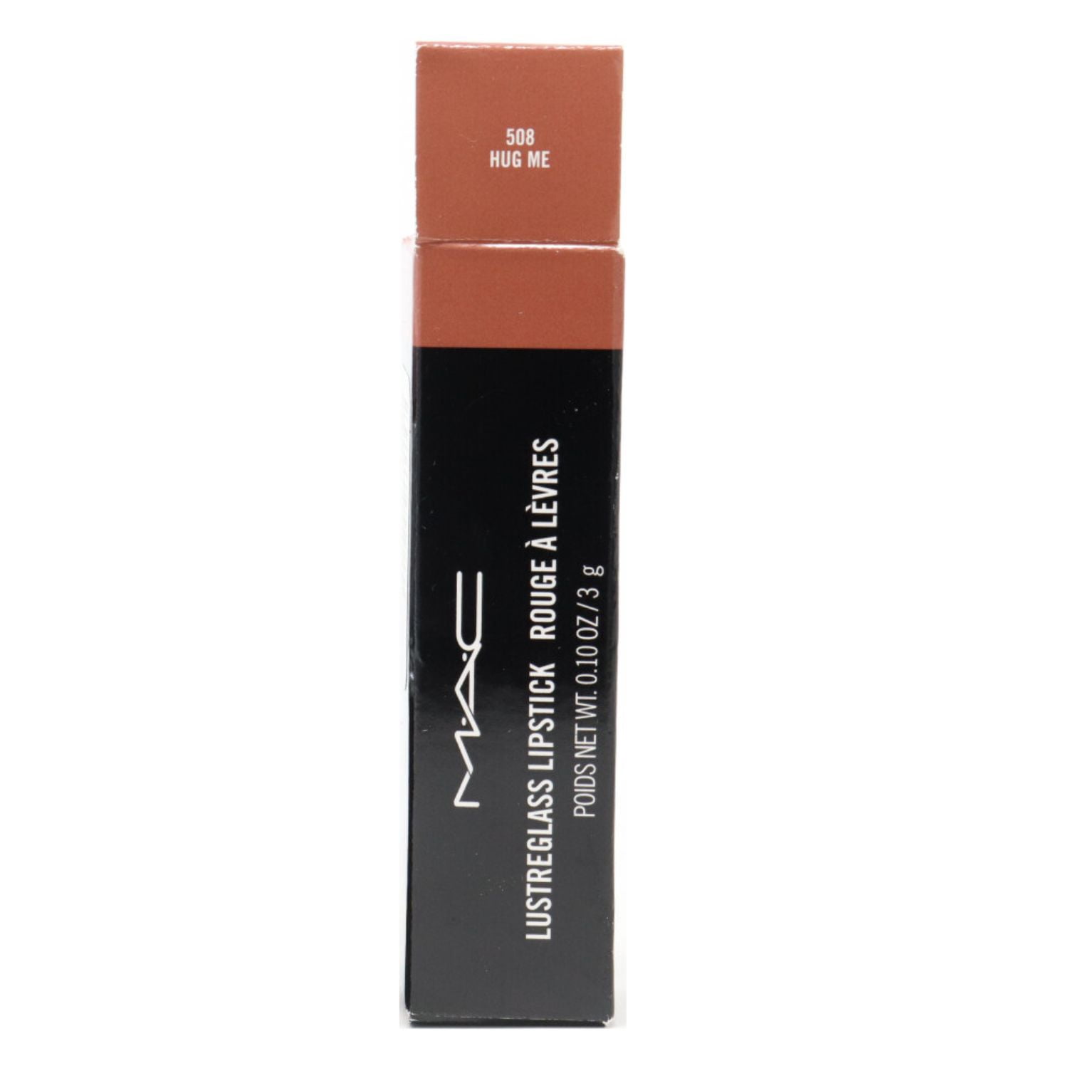 Mac Lustreglass Lipstick 508 Hug Me 0.10oz/3.0g New With Box