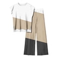 thumbnail image 1 of Blouses pour Femmes Femmes Mode Décontracté Sans Manches devant Court Dos Long Haut Sans Manches et Ensemble Pantalon, 1 of 1