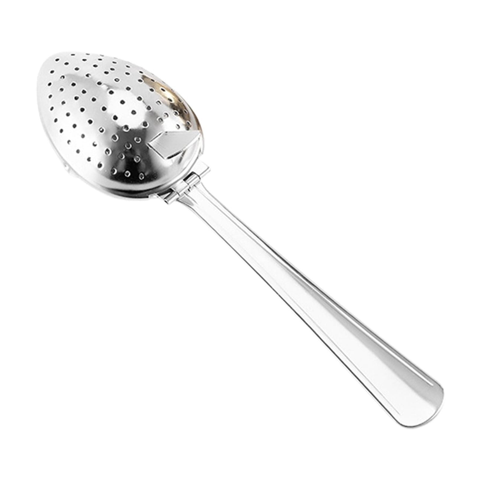 Diffuseur de Thé en Acier Inoxydable 2025 Infuseur de Thé en Acier Inoxydable Cuillère Artefact de Thé Infuseur de Thé avec Poignée Trous Fins Diffuseur d'Intervalle pour Thé en Vrac et Café en Feuilles