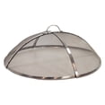 thumbnail image 1 of Sunnydaze Heavy-Duty 24" Stainless Steel Mesh Round Fire Pit Spark Screen with Lifting Ring, 1 of 10