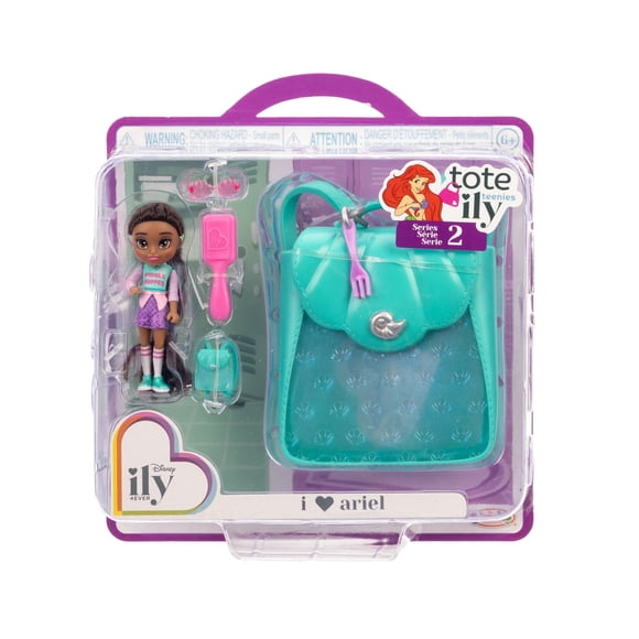 Disney ily 4 EVER Tote-ily Teenies Mini Dolls and Bags - Inspired by Ariel