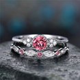 thumbnail image 1 of EGNMCR Rings Ladies' New Couple Zircon, Micro Diamond And 1PC Has Two Rings, Which Can Be Worn In Combination Women's ring, 1 of 4