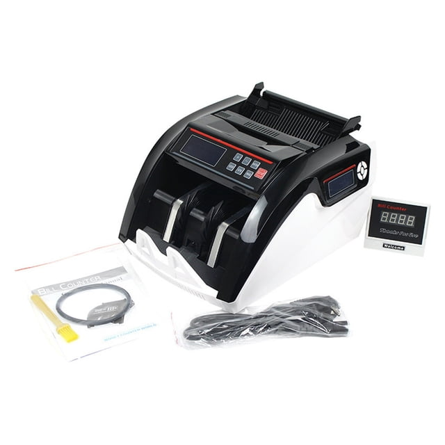 Bill Counter 5800D Money Counter Machine UV/MG Multifunction Counterfeit Detection Bill Counter - Fast Counting Speed 1,000 Bills/Min ,User Friendly