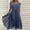 Navy, variant on EGNMCR Evening Gowns for Women, Formal Dresses for Women, Women's Cocktail Dresses Women Solid Half Sleeve Round Neck Lace Chiffon Mesh Waist Party Dresses Women Chiffon Skirt