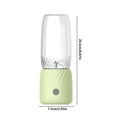 thumbnail image 3 of Leodye 1PCS USB Rechargeable 6-blade Portable Blender Powerful Compact Home Travel Fruit Shake Juicer -8.07x2.95x2.95in, 3 of 9