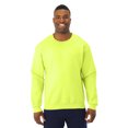 thumbnail image 1 of Jerzees Chandail Molletonné à Col Rond pour Hommes NuBlend Super Sweats, TG, Vert Sécurité, 1 of 1