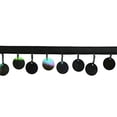 thumbnail image 2 of Altotux Beaded Trim 1-1/2" Multi-Color Round Sequins Glass Bead with 3/8" Ribbon (Gunmetal), 2 of 2