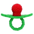 thumbnail image 3 of RaZbaby - RaZberry Anneau de Dentition Texturé en Silicone - Rouge, 3 of 3