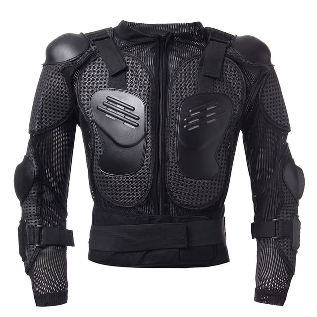 fashionhome Men Full Body Motorcycle Jacket Armor Motocross Racing Protective Gear Motorbike Chest Elbow Back Shoulder Protector