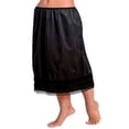 thumbnail image 2 of Jupon Demi-Long Taille pour Femmes sous Robe Jupe Longue en Dentelle Noire et Blanche, 2 of 2