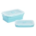 thumbnail image 2 of Boovnll Bento Box, 350Ml Silicones Folding Lunch Box, Bento Box Adult, Bento Box for Kids, Lunch Box Containers, 2 of 6