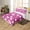 Purple, variant on Erosebridal Kawaii Love Heart Comforter Cover Queen, Purple Bedding Queen Size, Cartoon Decor, Reversible 3 Pieces