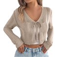 thumbnail image 1 of Woman with in Cardigans Denim Cardigan Long Loose Cardigan Fall Clothes for Women Work Leopard Kimono Summer Cardigan for Women Versatile Cardigan Big Knit Cardigan for Women Lime Cardigans for Women, 1 of 4