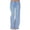 C-Blue533, variant on DHFJKG Wide Leg Sweatpants Women Striped Elastic Waist Loose Fit Casual Pants With Drawstring Soft Versatile Trousers