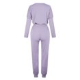thumbnail image 5 of FAIWAD Ensemble 2 Pcs pour Femme Chandail à Manches Longues à Col Rond et Pantalon de Jogging Long Survêtement Décontracté, 5 of 5