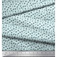 thumbnail image 2 of Soimoi Poly Georgette Fabric Clover Leaves Decor Fabric Printed Yard 42 Inch Wide, 2 of 3