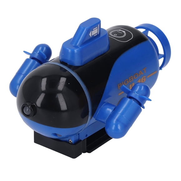 Mini RC Diving Toy, Remote Control Submarine Electronic Water Toy Multifunctional for Water Tub Blue,Yellow