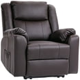 thumbnail image 1 of HOMCOM Fauteuil Inclinable pour Salon avec Repose-Pieds et Poches Latérales, 1 of 10