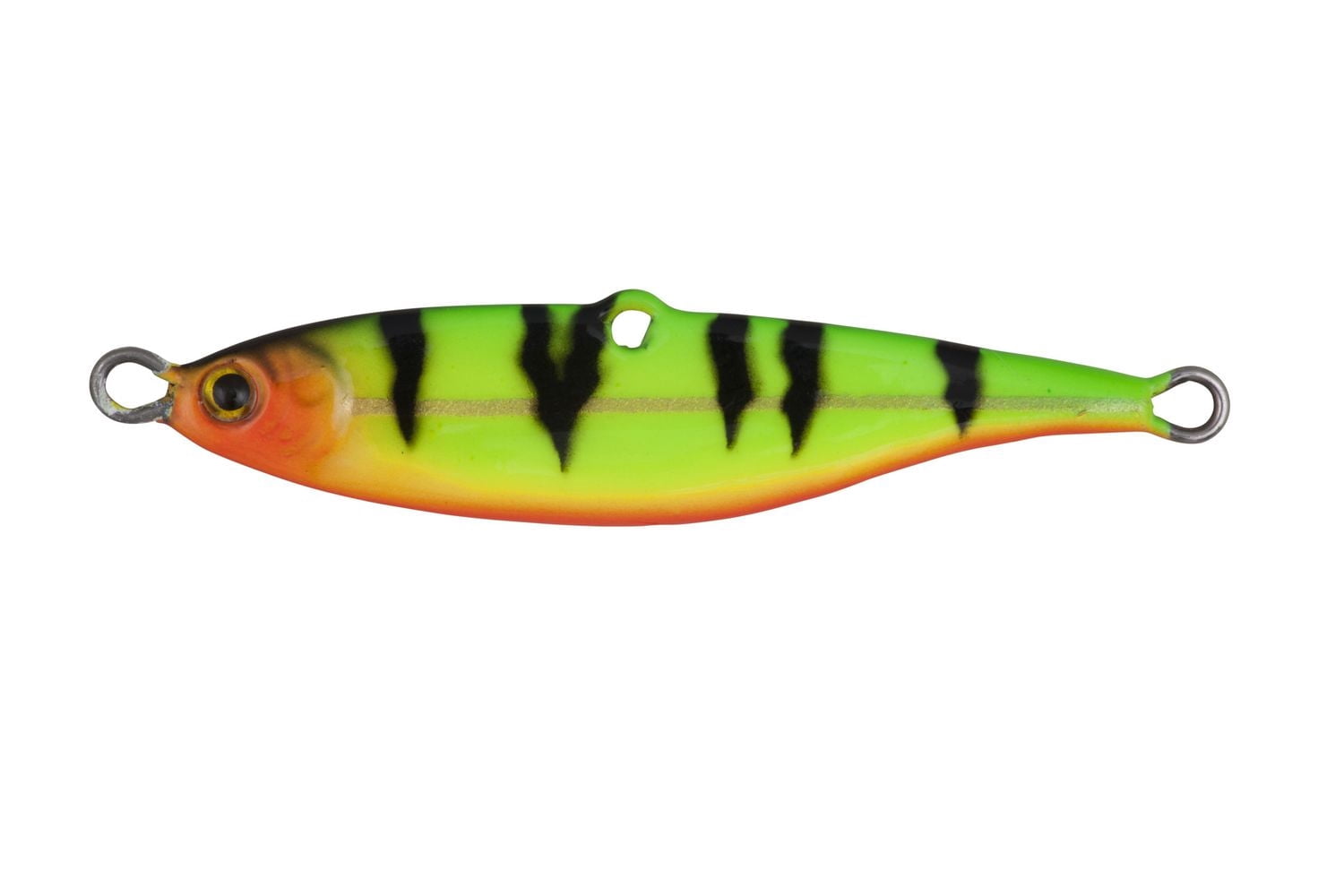 Berkley BHBVB-028-FTG Vibrato Jigging Bait, Slow Flutter on Fall, Enhanced Cosmetics, 2 5/8", 1oz, Two Treble Hooks, Fire Tiger Gold