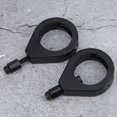 thumbnail image 4 of 41mm Metal Plating Motorcycle Turn Signal Light Bracket Holder Clamps Mount Accessories Black, 4 of 11