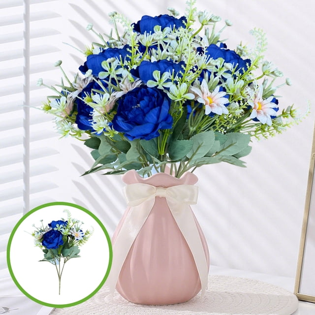 Fridja Home Essentials Artificial Simulation Bouquet Artificial Flowers Fake Flowers Decoration