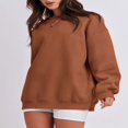 thumbnail image 2 of Sweat-shirts Surdimensionnés à Manches Longues pour Femmes, 2 of 6