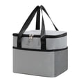 thumbnail image 1 of Danhjin Produits Bento Sac à Lunch Isolé pour Femmes/hommes - Boîte à Lunch Réutilisable pour Bureau Pique-Nique Randonnée Plage - Sac Fourre-Tout Glacière Étanche avec Bandoulière Sacs de Rangement, 1 of 1