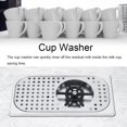 thumbnail image 3 of Table Glass Rinser 114mm Diameter 201 Stainless Steel Milk Tea Cup Washer Cleaner Glass Rinser Sink Attachment, 3 of 8