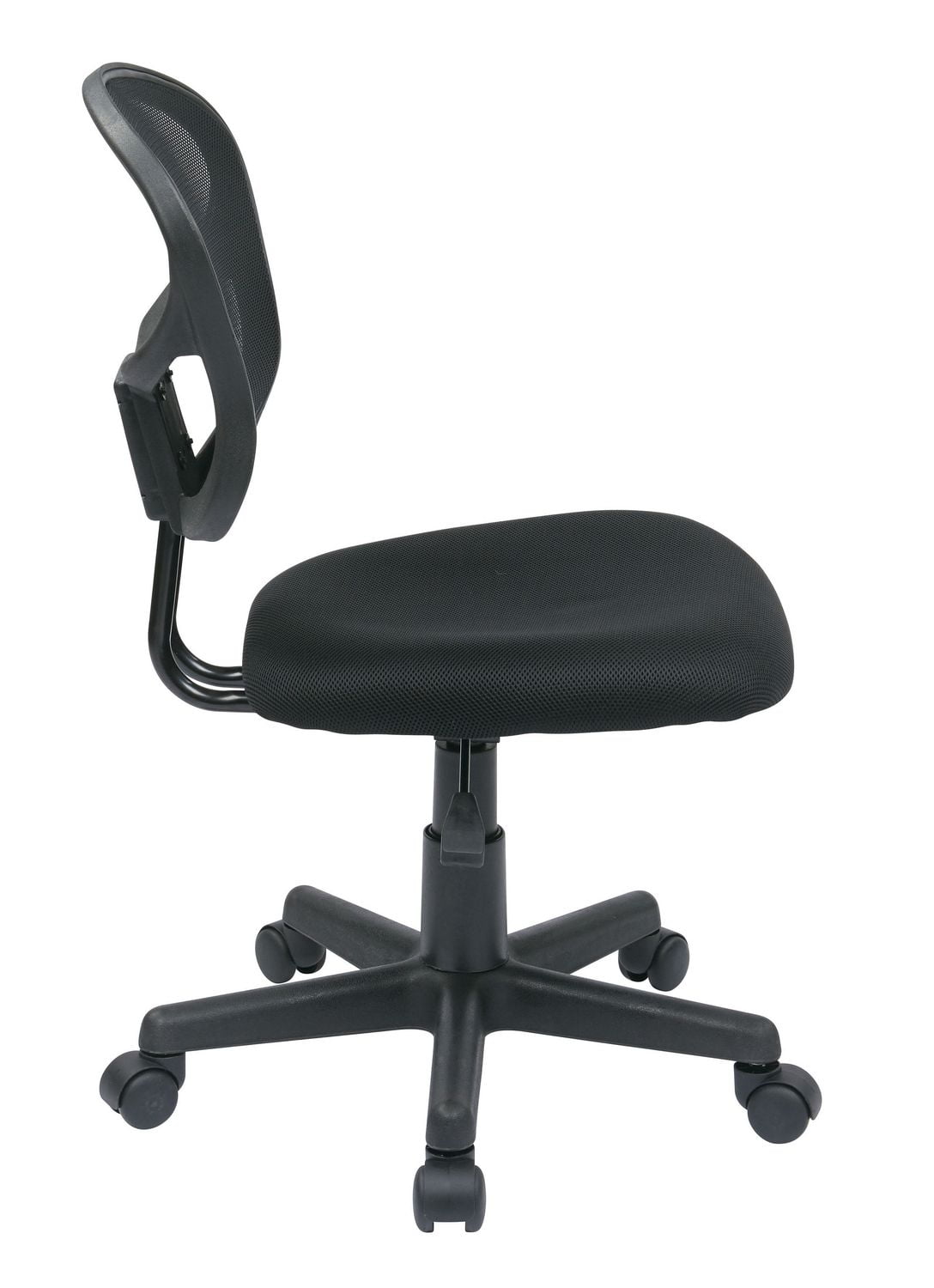 Chaise d’appoint noir OSP Designs à dossier résille