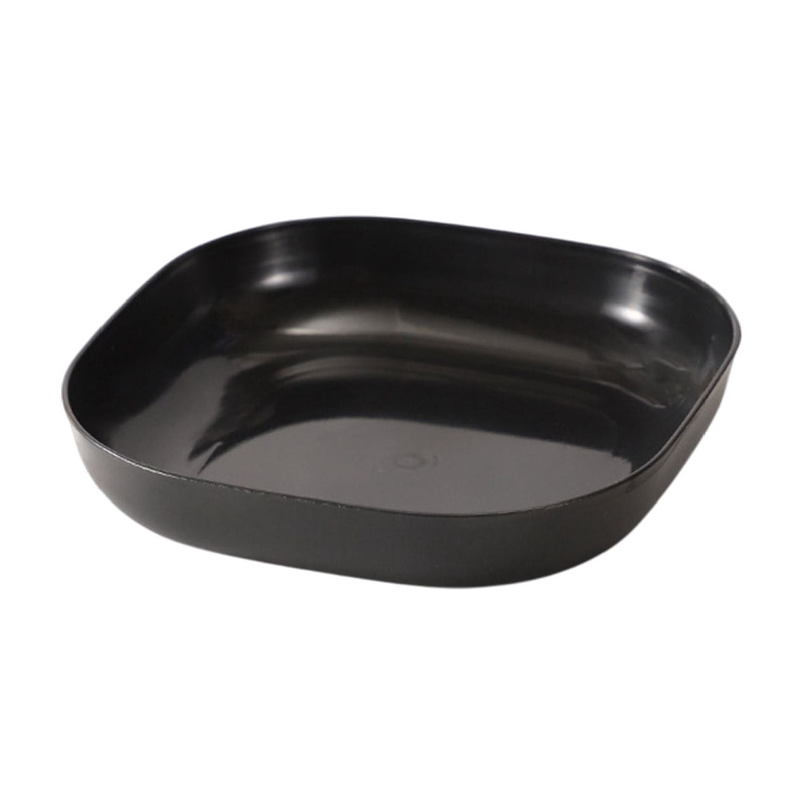 Impregnable Plastic Plate 6x6 Inch Lightweight Dinner Plate Microwave Safe Reusable Plate for Kitchen Camping Snack or Fruit Serving Dish