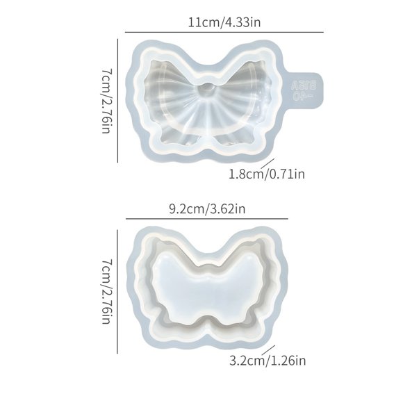 Butterfly Bow Silicone Candle Mold for DIY Scented Wax Soap Resin Craft